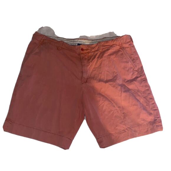 Polo Ralph Lauren Drawstring Shorts Men Size 42 Red Talon Zipper‎ Safari Vtg - Picture 1 of 13